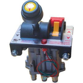 Wryxia PTO Control Valve Set for Dump Pump, PTO Switch Dual Valve Air Kit With Kickout, Pneumatic Control for Dump Truck Tipper (Valve)