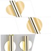 Kisangel 2pcs Wall Mounted Flower Vase Holder Metal Tube for