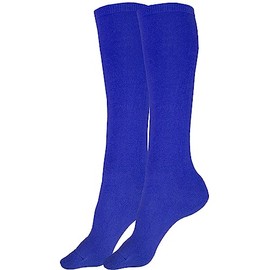 juDanzy Solid Knee High Socks for Sports or School Uniforms (4-6 Years, Royal Blue)