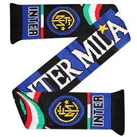 Inter Milan (Serie A) Football Crest Scarf (100% Acrylic)