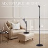 TAYUQEE Hands Free Hair Dryer Stand Holder 59in/150cm Height Adjustable