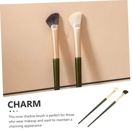 FOMIYES 2pcs Nose Contour Brush for Women Face Sculpting Makeup Tools Highlighter Makeup Brush