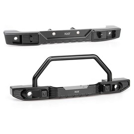KYX Racing CNC Machined Aluminum Alloy Front Rear Bumper Set for 1/10 RC Crawler Axial SCX10 III AXI03007 SCX10.3
