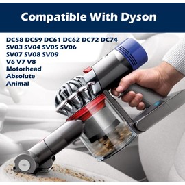 2 Pack Goodsby Replacement Pre Motor Filter for Dyson V6 V7 V8 DC58 DC59 DC61 DC62 DC72 DC74 SV03 SV04 SV05 SV06 SV07 SV08 SV09 Absolute Animal Motorhead Cordless Vacuum Cleaner Part # 965661-01