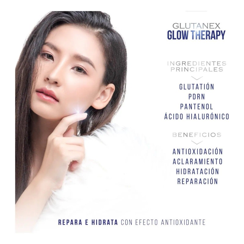 Glutanex Glow Therapy Ampoule Serum Hidraclarante Antioxidan