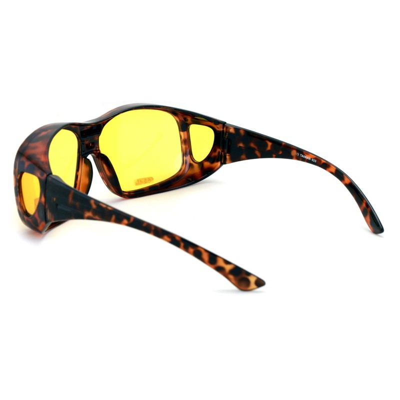 V.W.E. Large Polarized Fit-Over Night Driving Sunglasses 63mm and 65mm