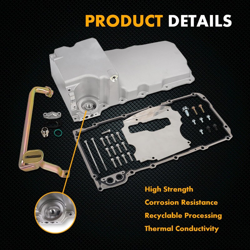 302-1 81074 LS Swap Retrofit Engine Aluminum Oil Pan Kit