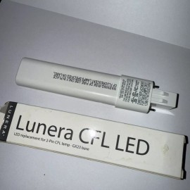 Lunera New LUNERA CFL LED Replacement 2-pin GX23 3500K 930-00122 Bulbs Lamps HN-H-GX23