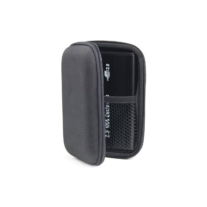 AKORD 2.5 Black Small Compact Protective EVA Case Bag Pouch