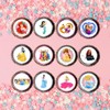 Princess Edible PREMIUM THICKNESS SWEETENED VANILLA,Wafer Rice Paper Cupcake Toppers/Decorations