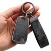 EnerCharge Key Fob Cover with Keychain,Soft TPU and Leather Full
