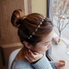 4 packs Alloy Five-pointed Star Headbands,Bridal Hair Hoop Wedding Hair