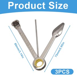 GXGM 3-in-1 Pipe Stopper, Pipe Cutlery, Water Pipe Shipping, Pipe Tamper, Pipe Stopper Made of Metal