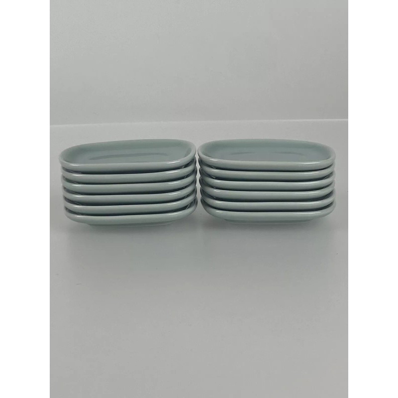 Lot of 12 DELTA AIRLINES ALESSI Small/Mini Asian Plate 3.5"