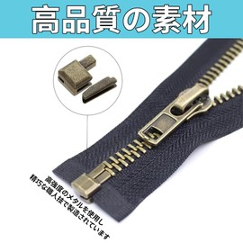 BOJIDO Zipper Repair Perfect Replacement Kit Includes All Necessary Parts such as Slider Latch Retainer Insert Pin Zipper Bottom Butterfly Pin Covers 4 Sizes #3 #5 #8 #10 Total 12 Sets