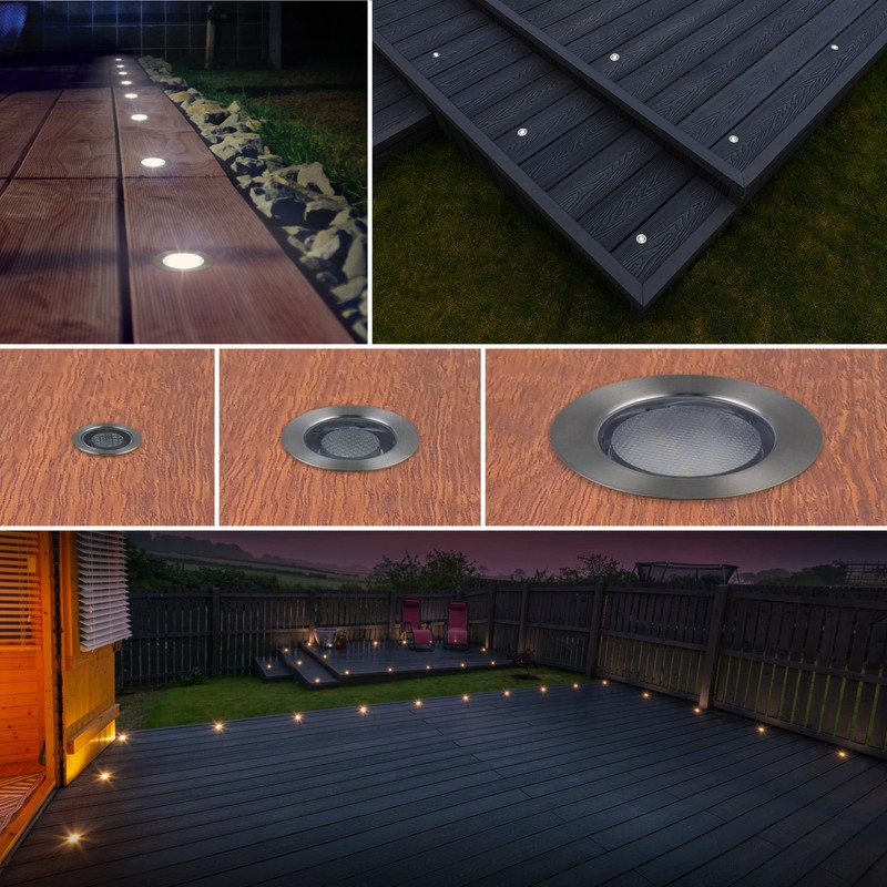 Armacost Lighting Portico White Recessed Outdoor LED Light 2 3/8"