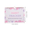 FUNOMOCYA Undated Habit Tracker English Planner Goal Tracker Calendar Journal