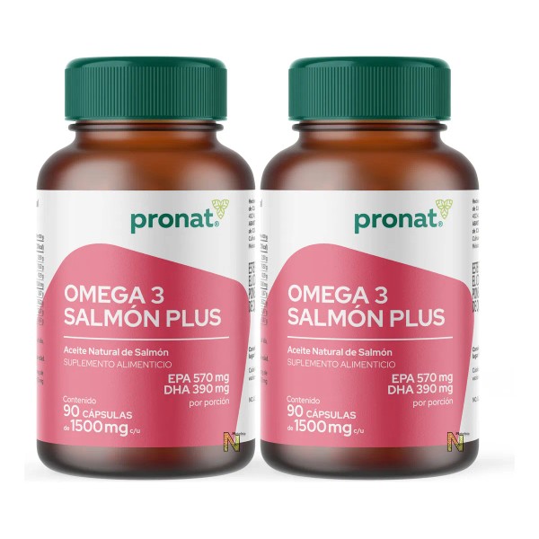 Kit 2 Piezas de Salmon Plus Omega 3 (90 Caps