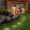 Solar Lanterns, Outdoor Hanging Lanterns Waterproof LED Solar Cardinal Lights