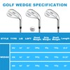 PGM 3 Club Wedge Set for Men Right Handed with