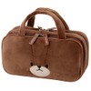 Misasa Bear School W Zipper Bag No.1793 Brown