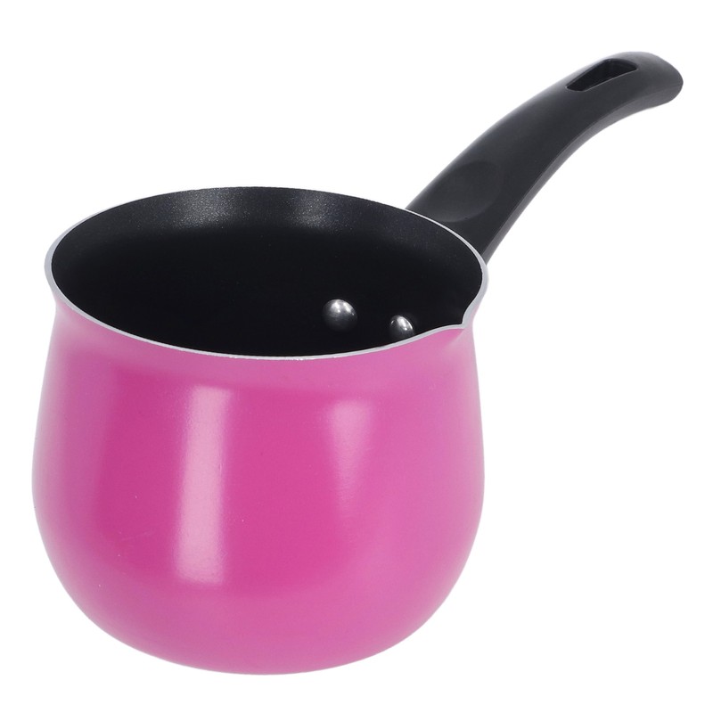 Mini Milk Pot Anti Sticky Single Handle Easy to Clean