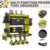 ZEAKOC Power Tool Organizer with Charging Station, 4 Layers Drill