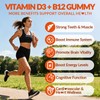 WEEVIT Vitamin D3 B12 Gummies, Vitamin D 10000IU & 500mcg