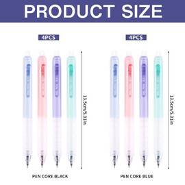 Erasable Ballpoint Pen, 8 Pieces Rollerball Pen, Erasable Pen Set, Erasable Pens, Erasable Rollerball Pen, Erasable Ballpoint Pen Set, School Office Supplies School Supplies