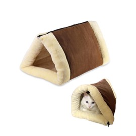 Cat Tunnel, Sleeping Bag, Cushion, 2-Way, Fluffy, Foldable, Convenient Storage, Tubular Type, Multifunctional, Washable, Washable, Convenient to Carry, Fluffy, Blanket Fabric, Cat Tent