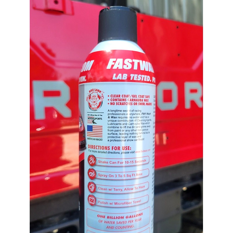 RGS LABS / FASTWAX FW1 Wash & Wax HIGH PERFORMANCE