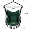 Y- STOP Hammock Chair Hanging Rope Swing, Max 500 Lbs,