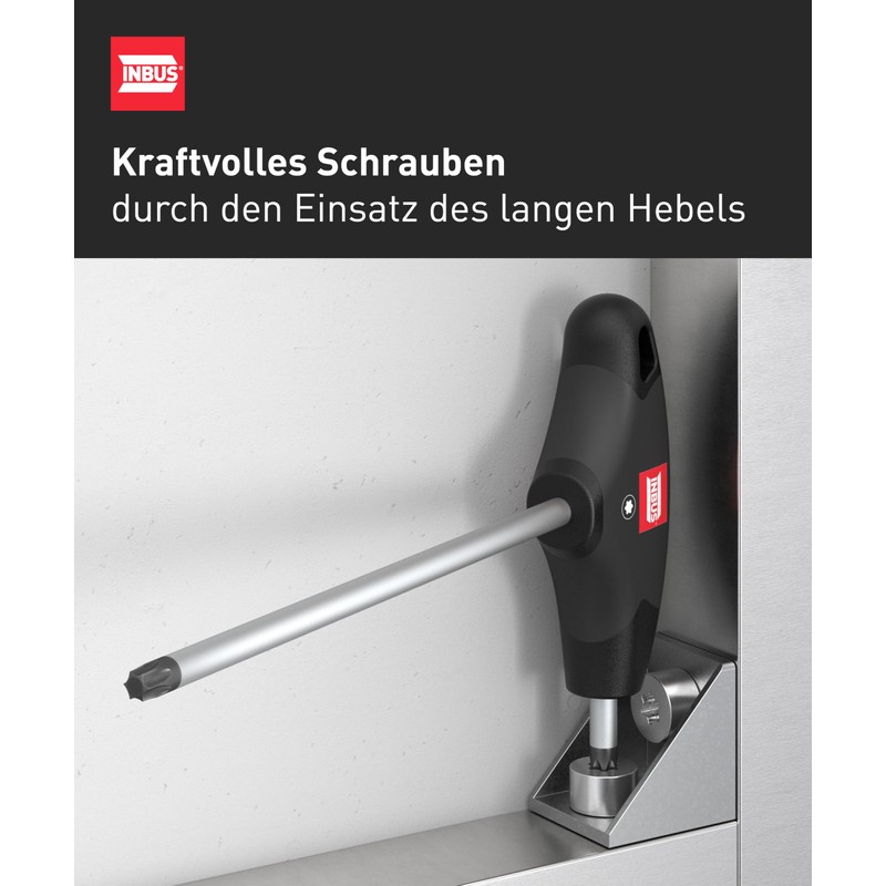 TORX® T-Handle Screwdriver TX10, with HybridTouch - Made in Germany