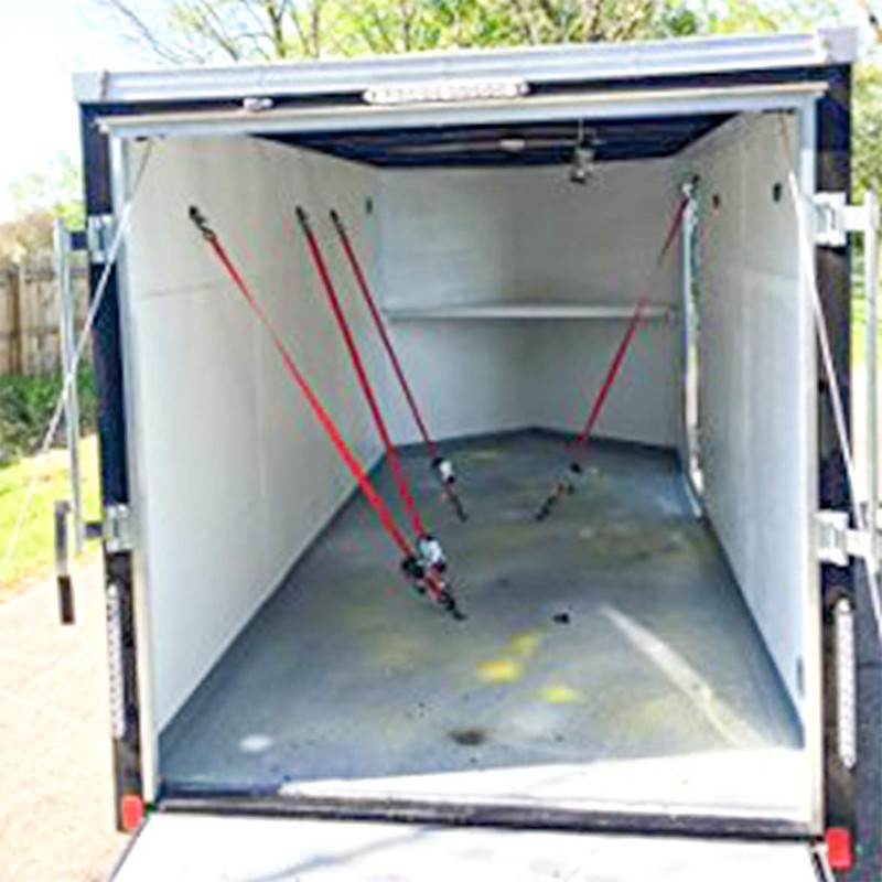 DC Cargo V-Ring Tie-Down Anchors |4 Pack | 2" Diameter