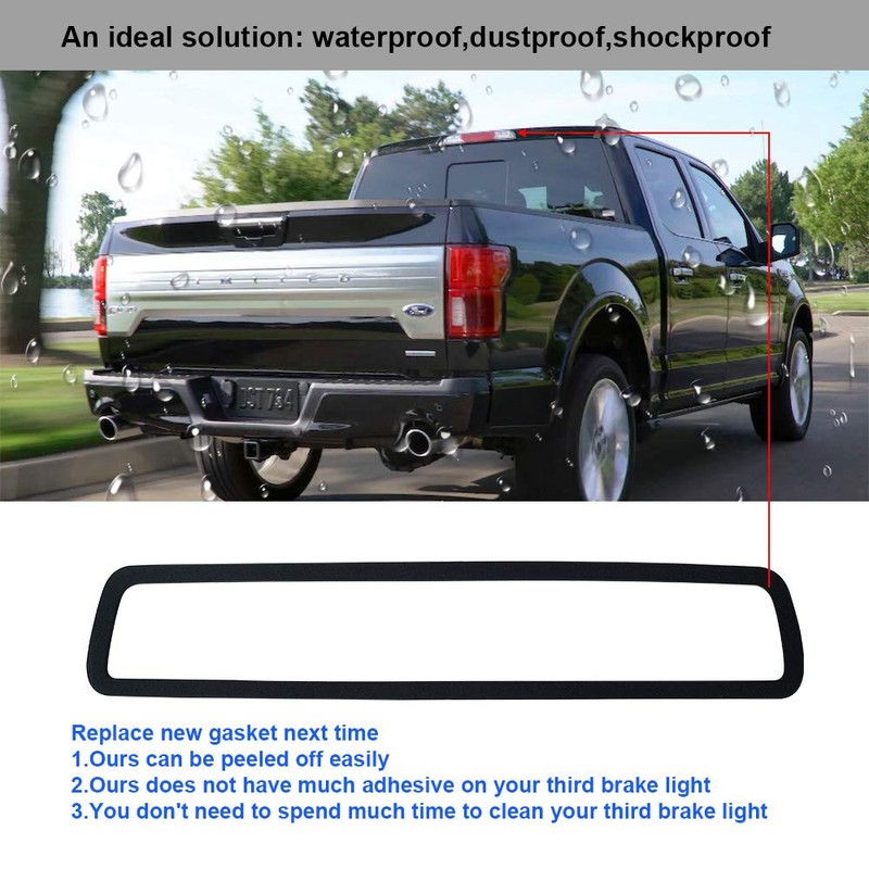 MOFORKIT 3rd Third Brake Light Seal Gasket Compatible with Dodge