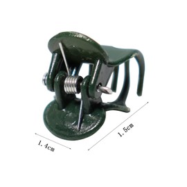 Comforty Pack of 100 Orchid Sticks Clips for Plants, Plant Clips, Small, Plastic Plant Clips for Orchid Support