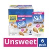Silk Shelf-Stable Unsweetened Almond Milk, 1 Quart ( 6 PACK
