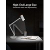 TORCHSTAR Tall Swing Arm Desk Lamp with Wooden Accent, Adjustable