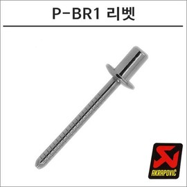 아크라포빅 머플러용 머플러부속 고정 리벳 실버 P-BR6 Acrapovic Muffler Accessories Fixing Rivet Silver P-BR6