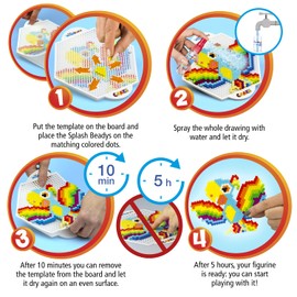 Craze Splash Beadys Set, Ironing Beads, Non-Iron, Play-Set UNICORN