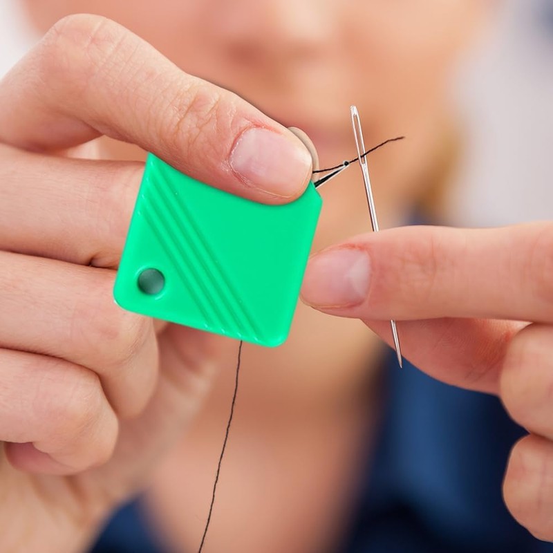 Green Needle Threaders, 2025 Automatic Needle Threaders for Hand Sewing,Needle