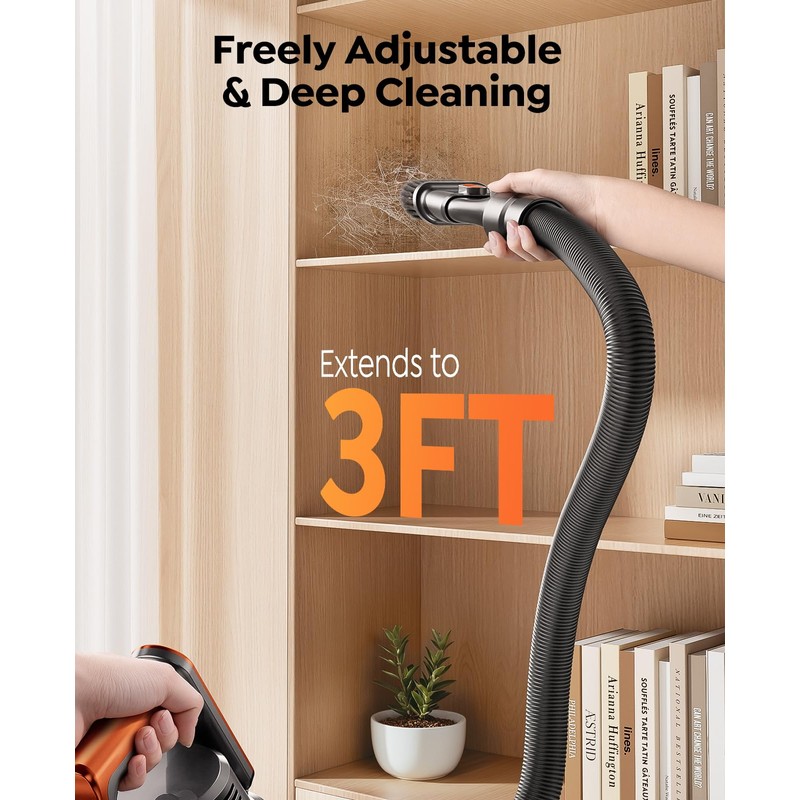 Replacement Detachable Hose Compatible with V9 Cordless Vacuum Cleaner, Up