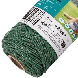 VOSS.farming Pasture Fence Wire 100 m 3 x 0.20 NIRO Green