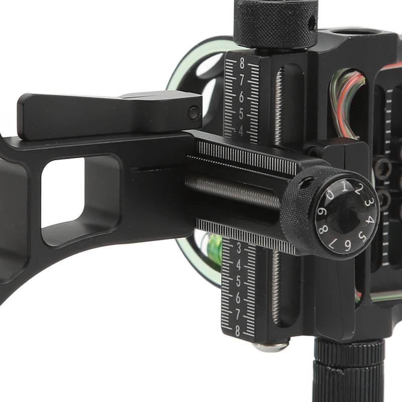 5 Pin Bow Sight Aluminium Alloy with Short Rod Archery