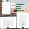 Leinuosen 120 Pcs Christmas Picture Frame Ornaments 4x6 Paper Photo