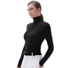 SUUKSESS Women Turtleneck Cashmere Sweater Long Sleeve Shirts Fall Basic