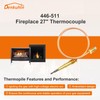Denkuhin Heat-n-glo Heatilator Thermocouple 27" for Robertshaw Direct Vent Fireplace