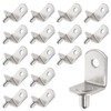 SDTWZW 5mm Shelf Pegs L-Shaped Cabinet Support Pins Bracket Style
