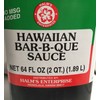 Halm's Hawaiian BBQ Bar-B-Que Sauce 64 Ounce Bottle