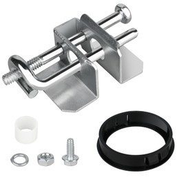 Lock Retainer Kit Replacement for Jobox Storage Cabinet, 8-Piece Lockpicking Set with Lock Retainer, Security Bar, Screw, Spacer, Bushing, Screw, Bolt with Washer & Nut